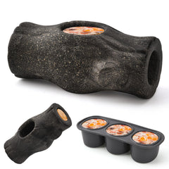 AUSCAT Indestructible dog frozen treat toy stump for long-lasting chew sessions.
