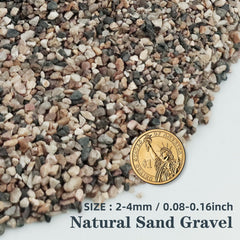 Ausluru sand in a lightweight 5lb packaging for easy transport.