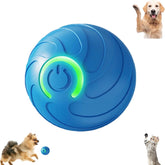 Autrety smart jumping ball on floor provides indoor entertainment with auto-bounce for cats.
