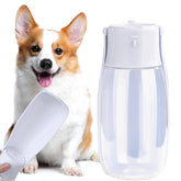 AVELORA foldable-dog-water-bottle-extended for easy outdoor hydration during hikes.