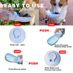 AVELORA foldable-dog-water-bottle-inside-bag is ideal for travel needs.