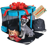 AVENTURTAILS portable medium dog playpen front view for safe containment