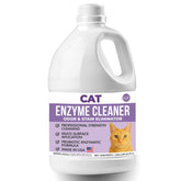 Aviano Cat Enzyme Cleaner bottle label shows USA-made formula for pet-safe cleaning