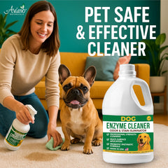 Aviano enzyme cleaner lemon-scent-bottle highlights fresh citrus finish