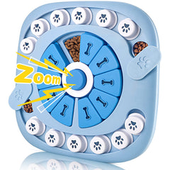 AVOAR Puzzle Feeder blue packaging highlights enrichment for dogs.