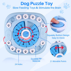AVOAR Puzzle Feeder top-down view demonstrates compact enrichment toy.
