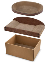 Avont Cat Scratcher Set – reversible pad provides durable, long-lasting scratching surface for indoor cats.