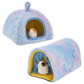 Avont Guinea Pig Hideout Bed Blue provides a cozy retreat for small pets