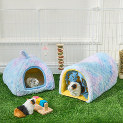 Avont Guinea Pig Tunnel Blue offers safe exploration and exercise space