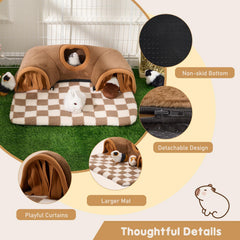 Avont soft plush fabric detail shows comforting texture and inviting nap spot.