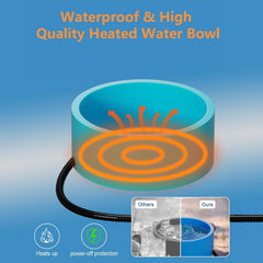 AWLYLNLL anti-chew cord design keeps power safe during outdoor use.