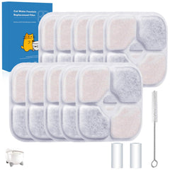 AWoHH 9-pack cat fountain filter kit for Catit PIXI maintenance