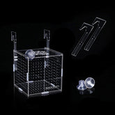 AWXZOM acrylic fish breeding box top view enables clear observation of fry.