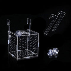 AWXZOM acrylic fish breeding box top view enables clear observation of fry.