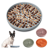 AXEFUN slow-feeder bowl maze pattern slows meals for calmer eating.