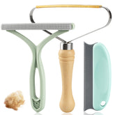AXEGY pet hair removal tool copper edge cleans heavy fabrics like carpets effectively.