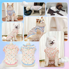 AXIIJGL ultra-stretchy dog shirt moves with your pet during play.