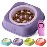 AXIIJGL slow feeder dog bowl ceramic inner for easy cleaning
