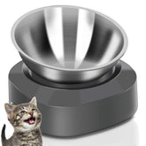 AYADA raised cat food bowl on stand for comfortable feeding