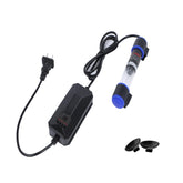 Ayamaxon UV-C Aquarium Light front view with timer promotes clearer water in aquariums.