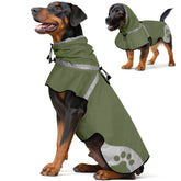 Ayaseen chubasquero para perro mediano, frente protegido, ideal para paseos lluviosos