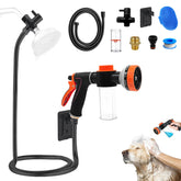 AYBBSHOW dog-wash-hose-attachment black-diverter enables easy indoor baths with adjustable spray