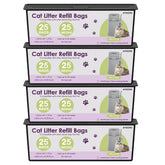 AYKEME Genie Easy Roll refill bags roll ready for odor-control replacements.