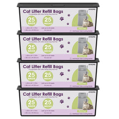 AYKEME Genie Easy Roll refill bags roll ready for odor-control replacements.