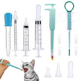 AZOFFYIU cat pill shooter side view shows easy dosing for small pets