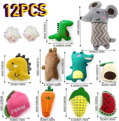 AZOFFYIU cat toys for indoor use with soft plush material for engaging play