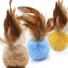 AZOFFYIU cat wand toy with bell invites engagement and focus