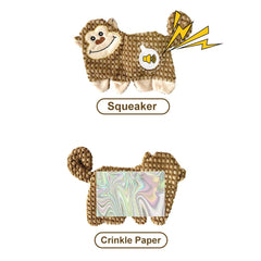 AZSSMUK indoor-play dog toy highlighting durable plush and engagement.