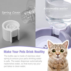 Azwraith automatic water-supply bottle uses siphon for steady flow