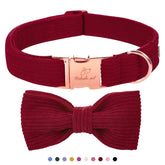 Babole Pet wine-red dog collar closeup showing secure metal buckle for reliable fits.