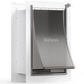 Baboni pet door wall steel frame shows sturdy construction for reliable access