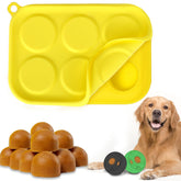 Baborui 6-cavities dog treat mold with lid—compact and dishwasher-safe for busy pet homes.
