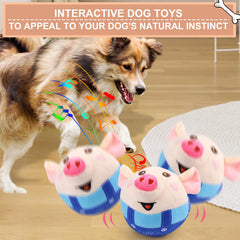 BABORUI pig dog toy in music mode inviting play and focus.