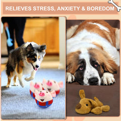 BABORUI pig chew toy protector wrap provides double protection against bites during games.