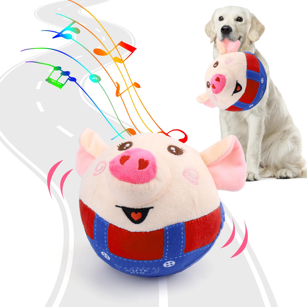 BABORUI interactive pig dog toy recording mode entices dogs with personalized sounds for focused play.