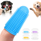 Babove dog toothbrush finger design enables gentle brushing for most dogs