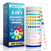 BACNUNN aquarium test strips 200ct box for reliable routine water testing
