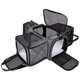 BAGLHER cat carrier exterior shows airline readiness for hassle-free trips.
