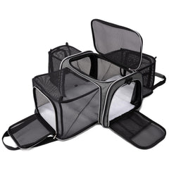 BAGLHER cat carrier exterior shows airline readiness for hassle-free trips.