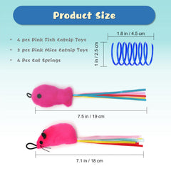 BaiKevin catwand teaser fish, attachable for interactive toy sessions with pets.