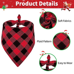 Baipesiy two-pack dog bandanas offering easy outfit changes.