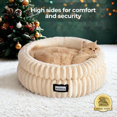 BALANCE Cat Bed anti-slip bottom keeps indoor floors safe with stable, comfortable resting surface