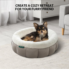 BALANCE bed removable cushion close-up emphasizes easy cleaning and refresh.