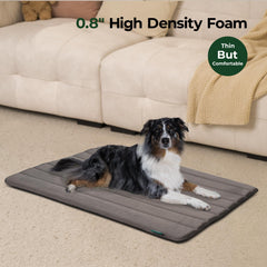 BALANCE crate pad anti-slip base keeps bed steady during play.