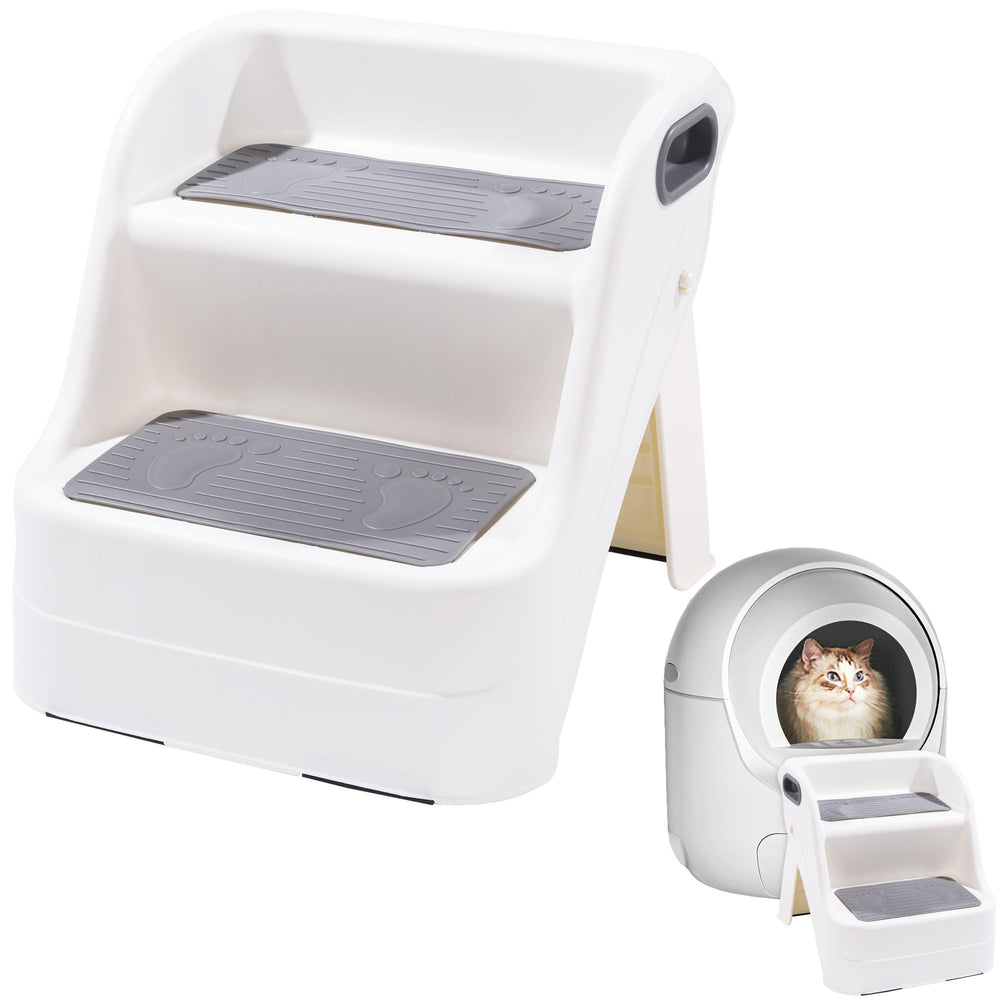 BALAPET cat ramp entry to litter box offers gentle access for small cats.