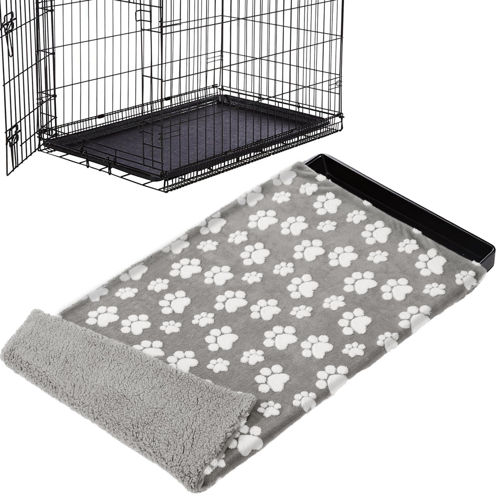 BALAPET crate pan cover close-up reveals soft plush velvet for cozy, quiet crate sessions.